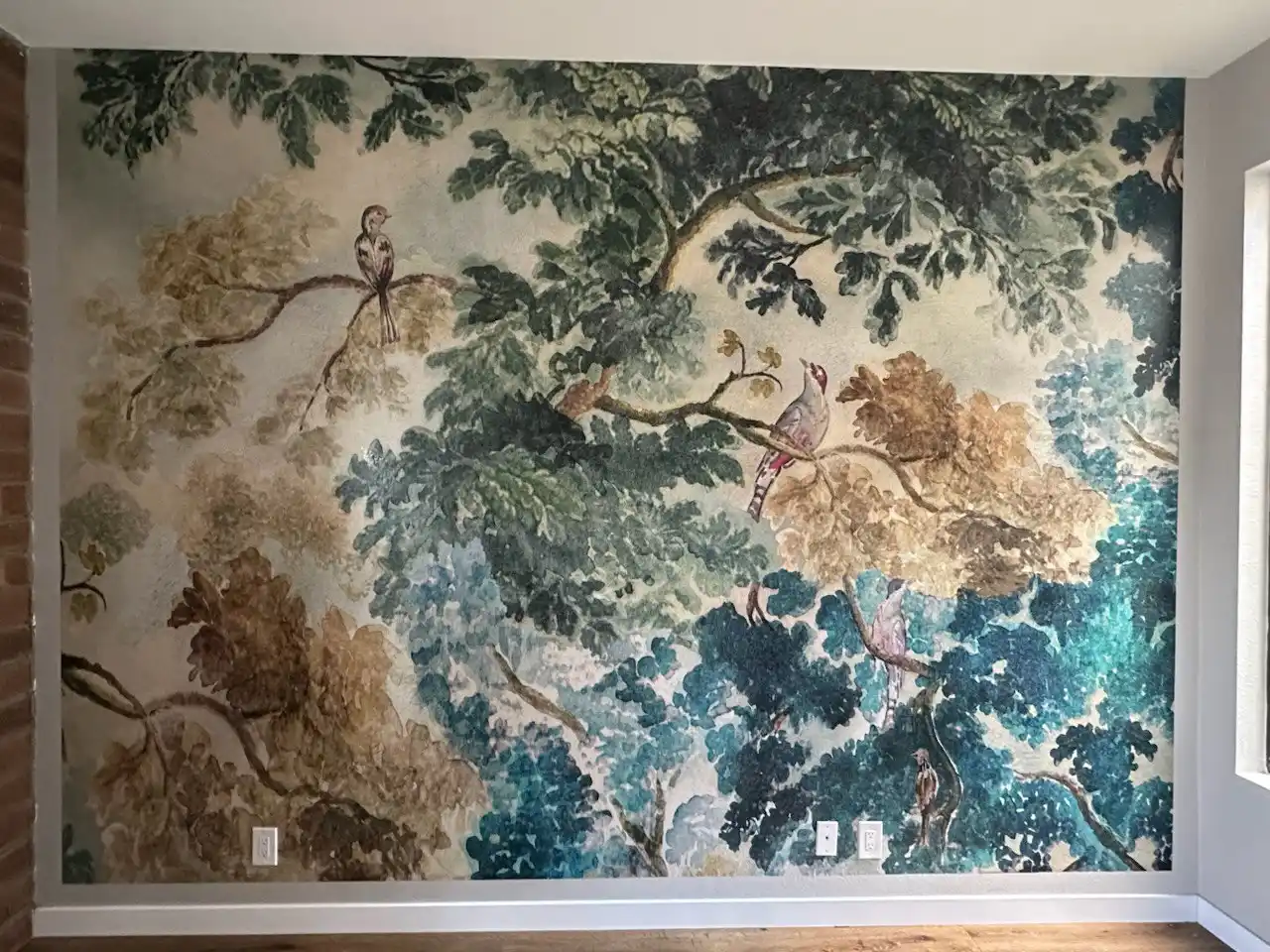Luxury bedroom wallpaper installation in Philadelphia