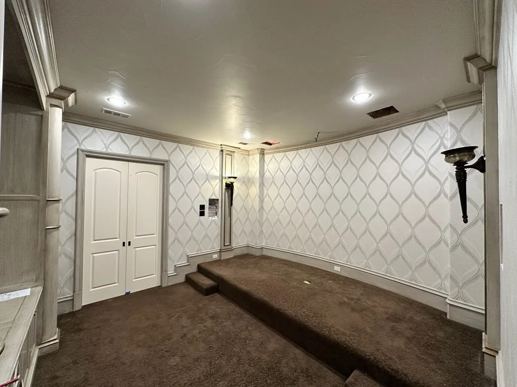 Historic home wallpaper installation in Philadelphia